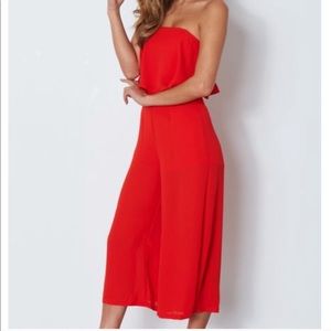 Whitefox Pants - Whitefox Dania red Jumpsuit Whitefox Pants - Whitefox Dania red Jumpsuit